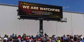 Outside billboard.