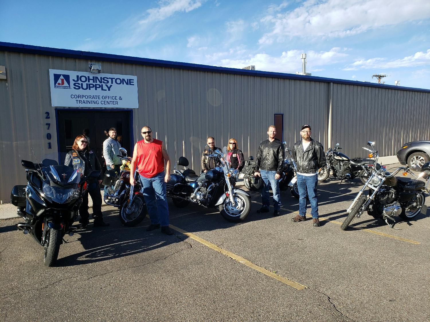 Family Fun Day - Motorcycle Ride. The day concluded with a family party at the Albuquerque Isotopes game. 