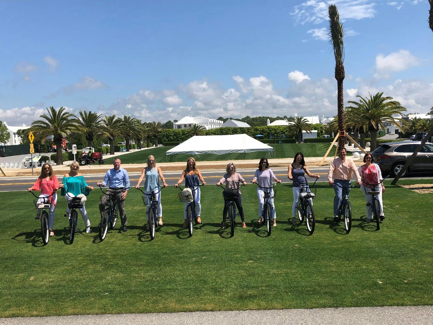 The Sales Team is taking a break during our Annual Sales Meeting in Alys Beach, Florida