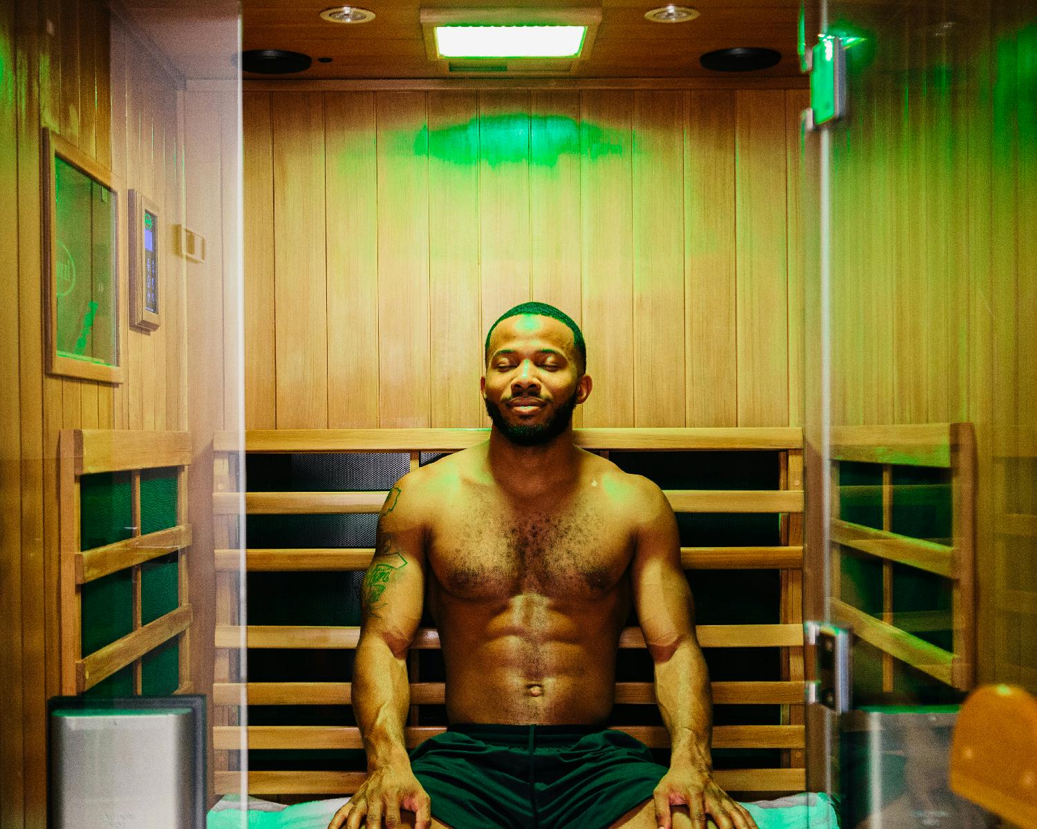 Infrared sauna therapy