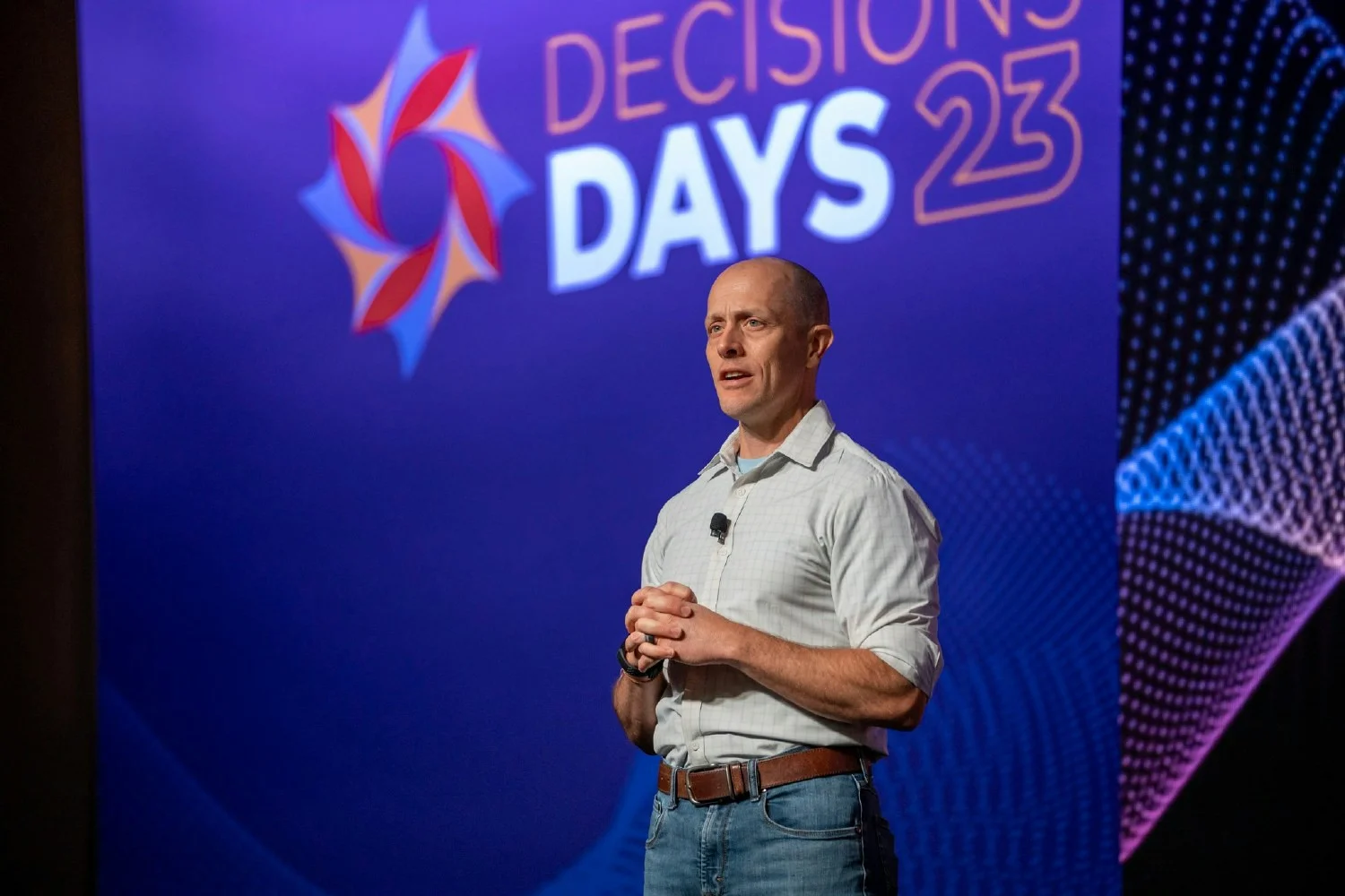 Co-founder Heath Oderman at Decisions Days 2023