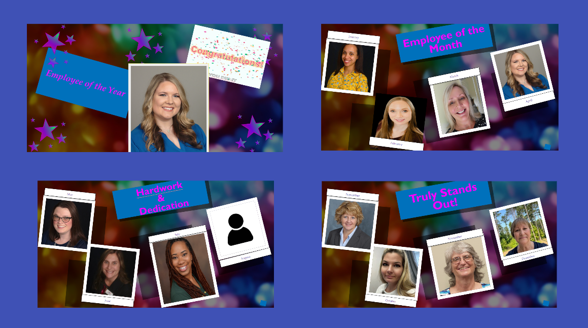 Employees of the Month and Year