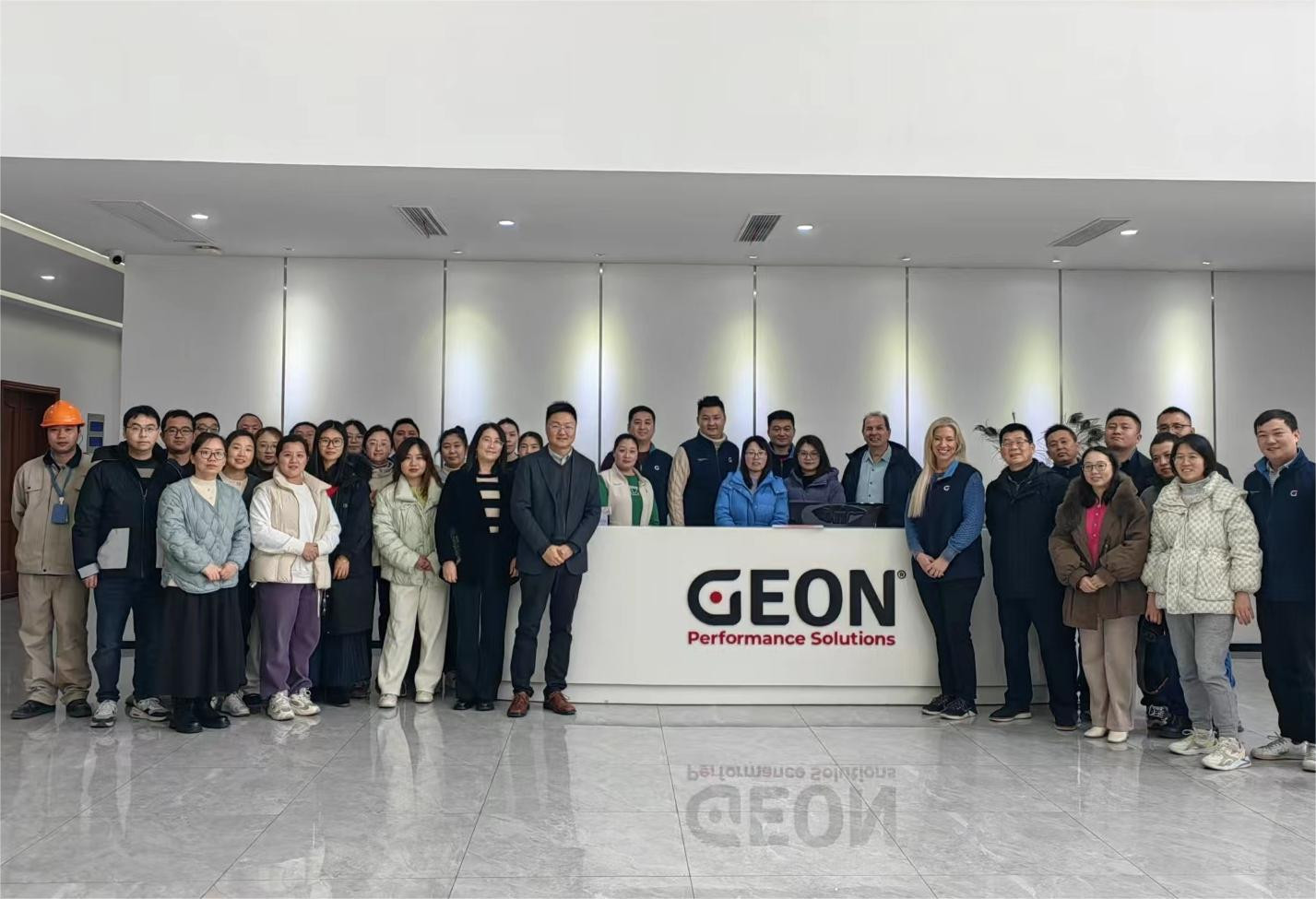 GEON CCO, TPE CTO, and SR HR Manager visit Dongguan. 