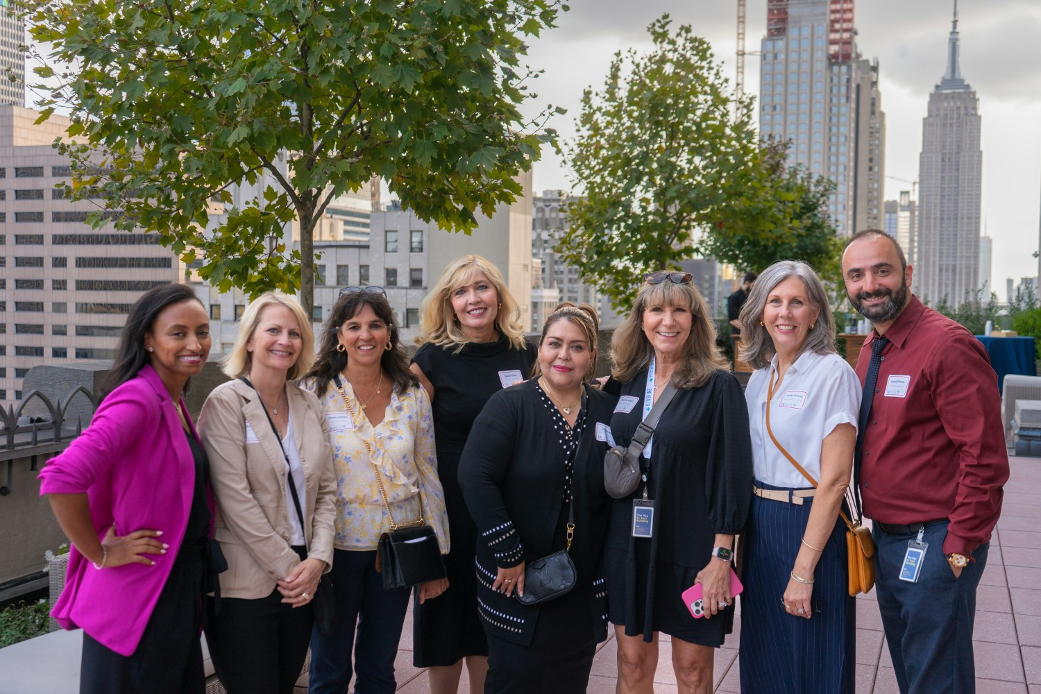 EHE's annual summer party on a rooftop in Rockefeller Center in NYC!