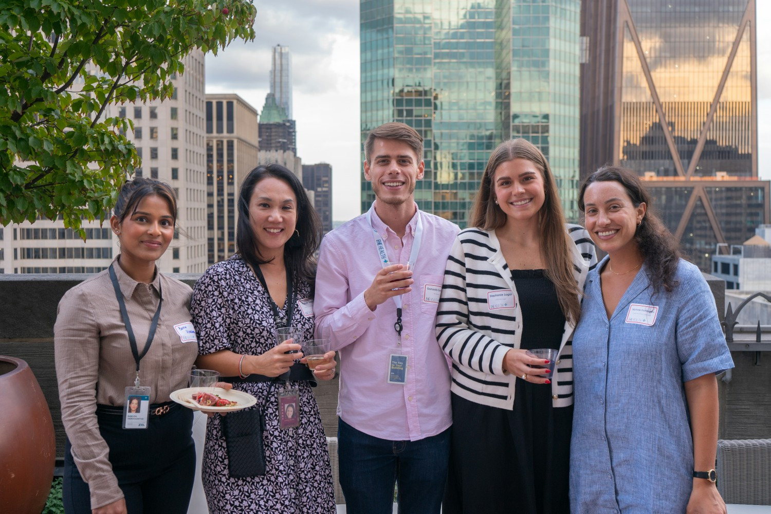 Our summer rooftop party in Rockefeller Center