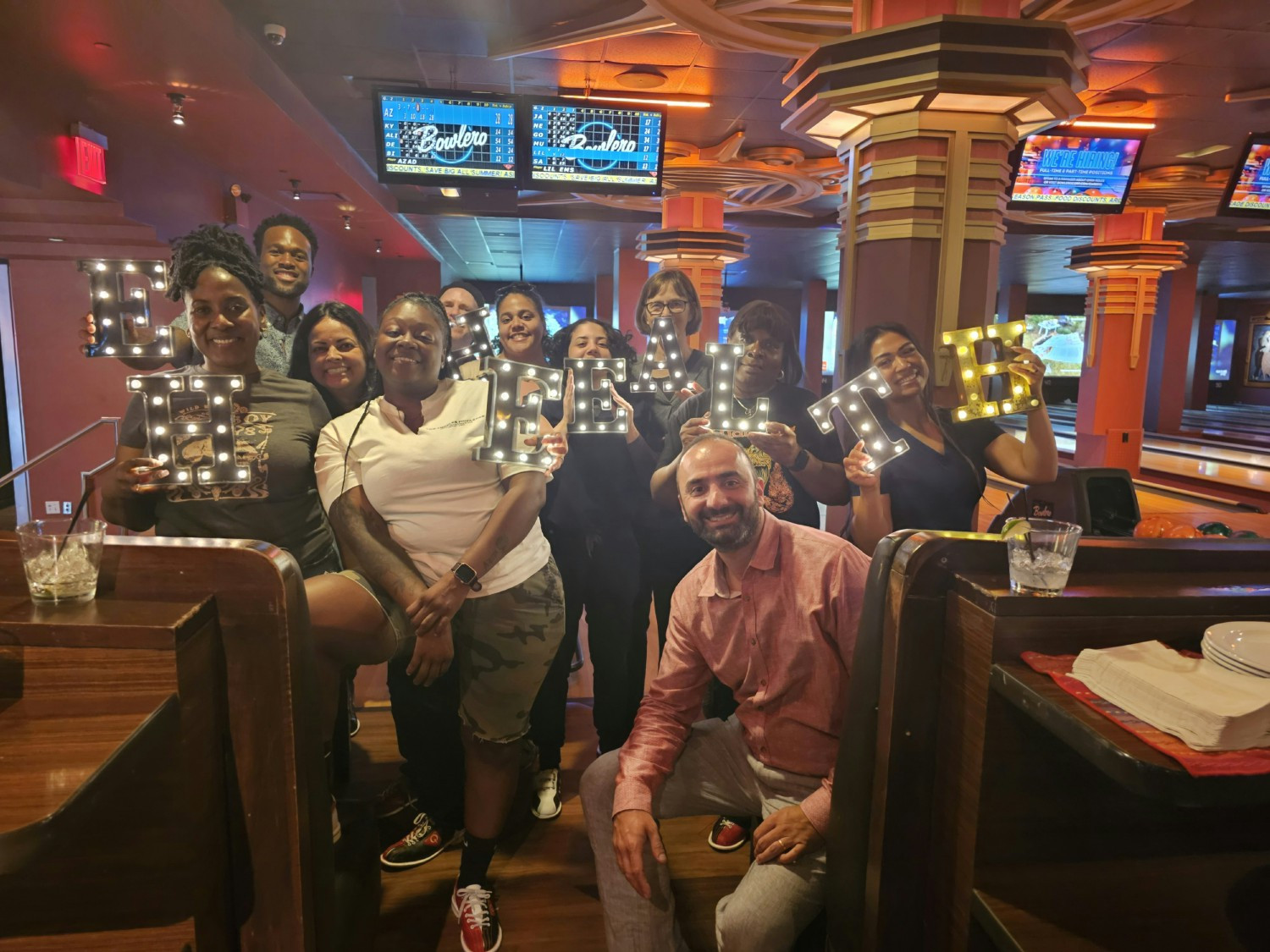 EHE's NYC clinic members at a team outing!
