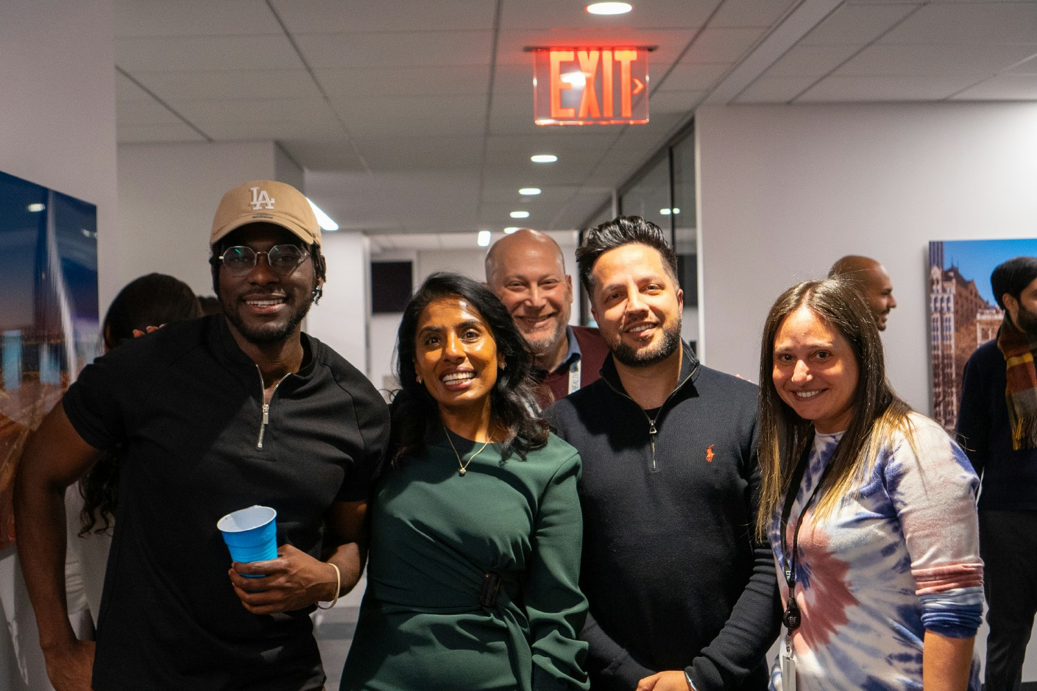 Gathering in our NYC office to celebrate the annual Rockefeller Center tree lighting! 