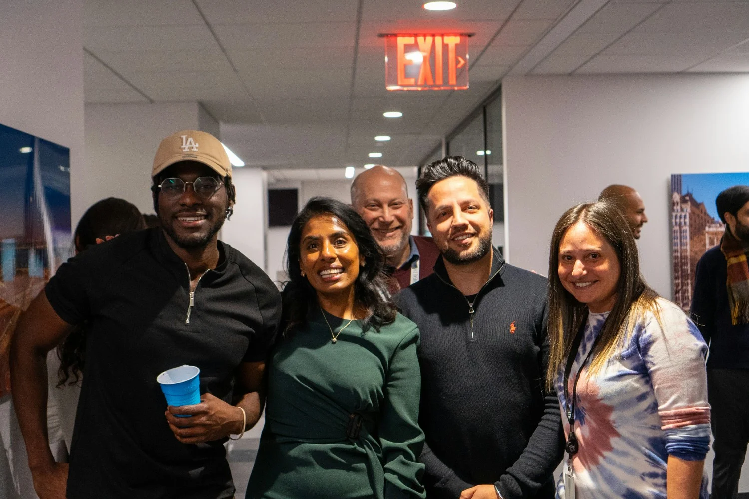 Gathering in our NYC office to celebrate the annual Rockefeller Center tree lighting! 