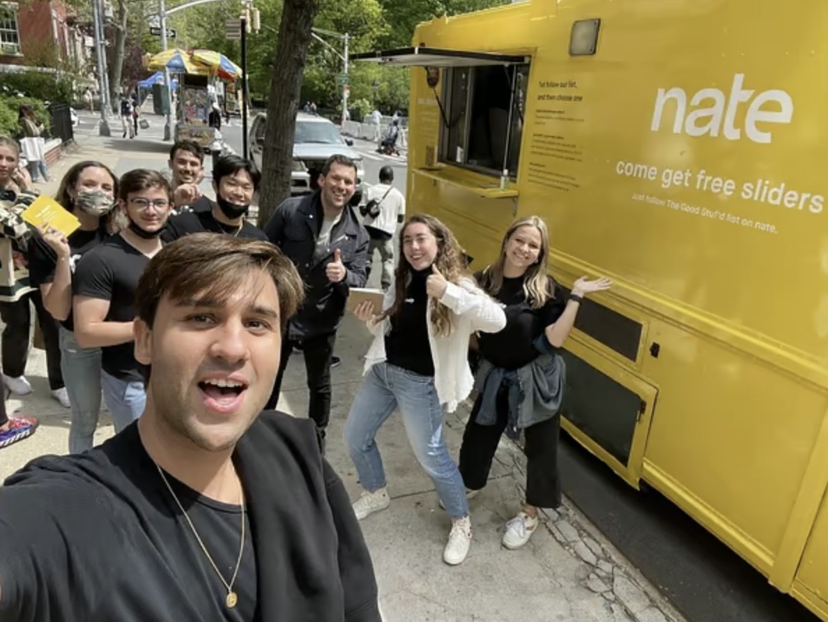 nate takes over the world in our burger truck!