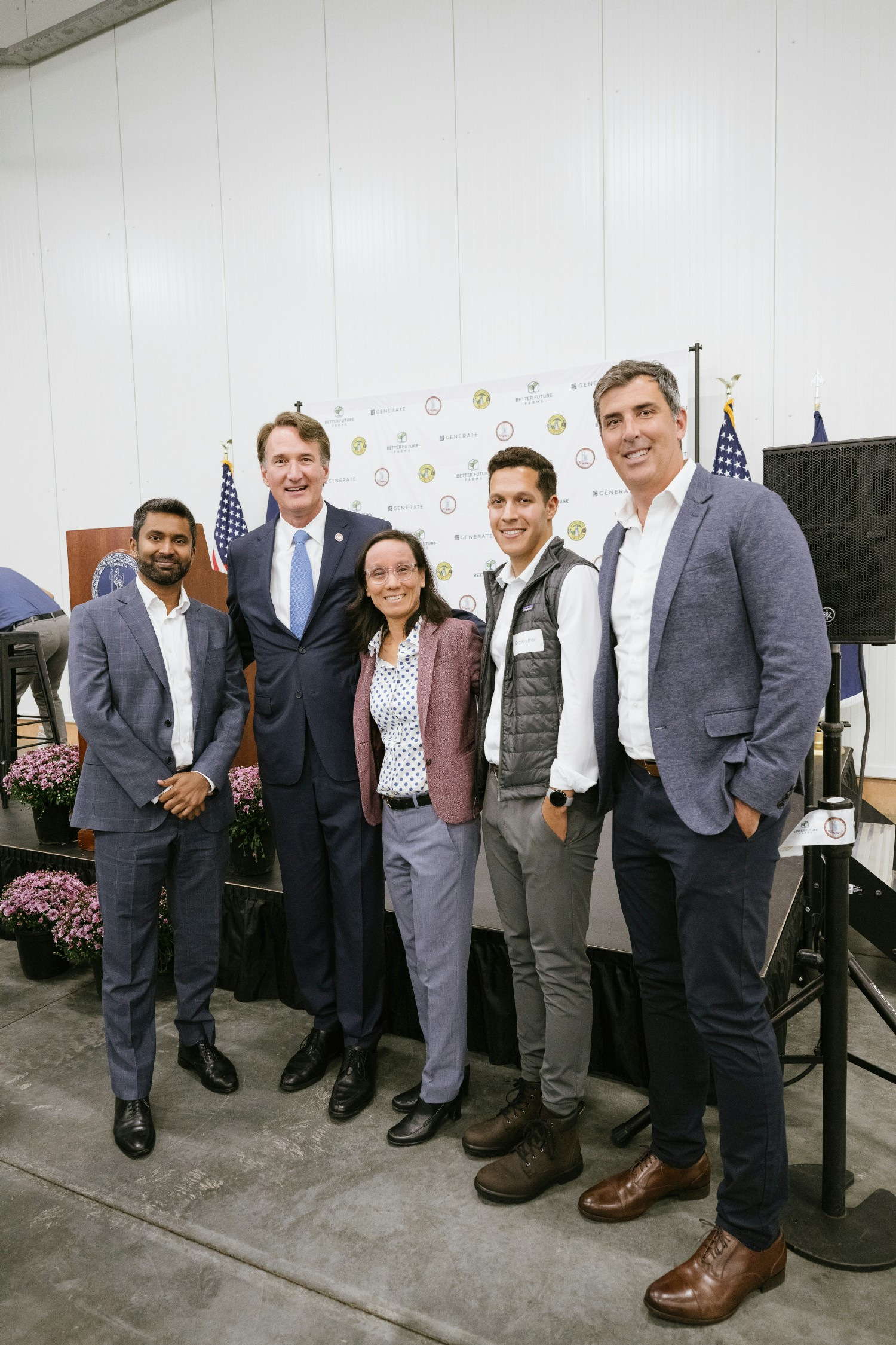 Generate’s all-star team represented our next-generation hydroponic greenhouse investment alongside VA's Governor.