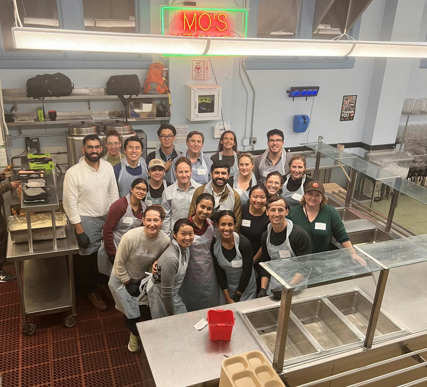 Our SF colleagues served meals to several hundred of our neighbors-in-need as a part of our local free meal program. 