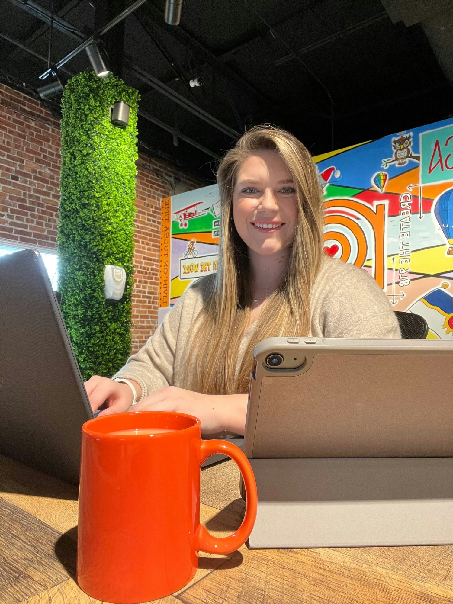 Account Executive, Allie, meeting with clients in Tulsa, OK!
