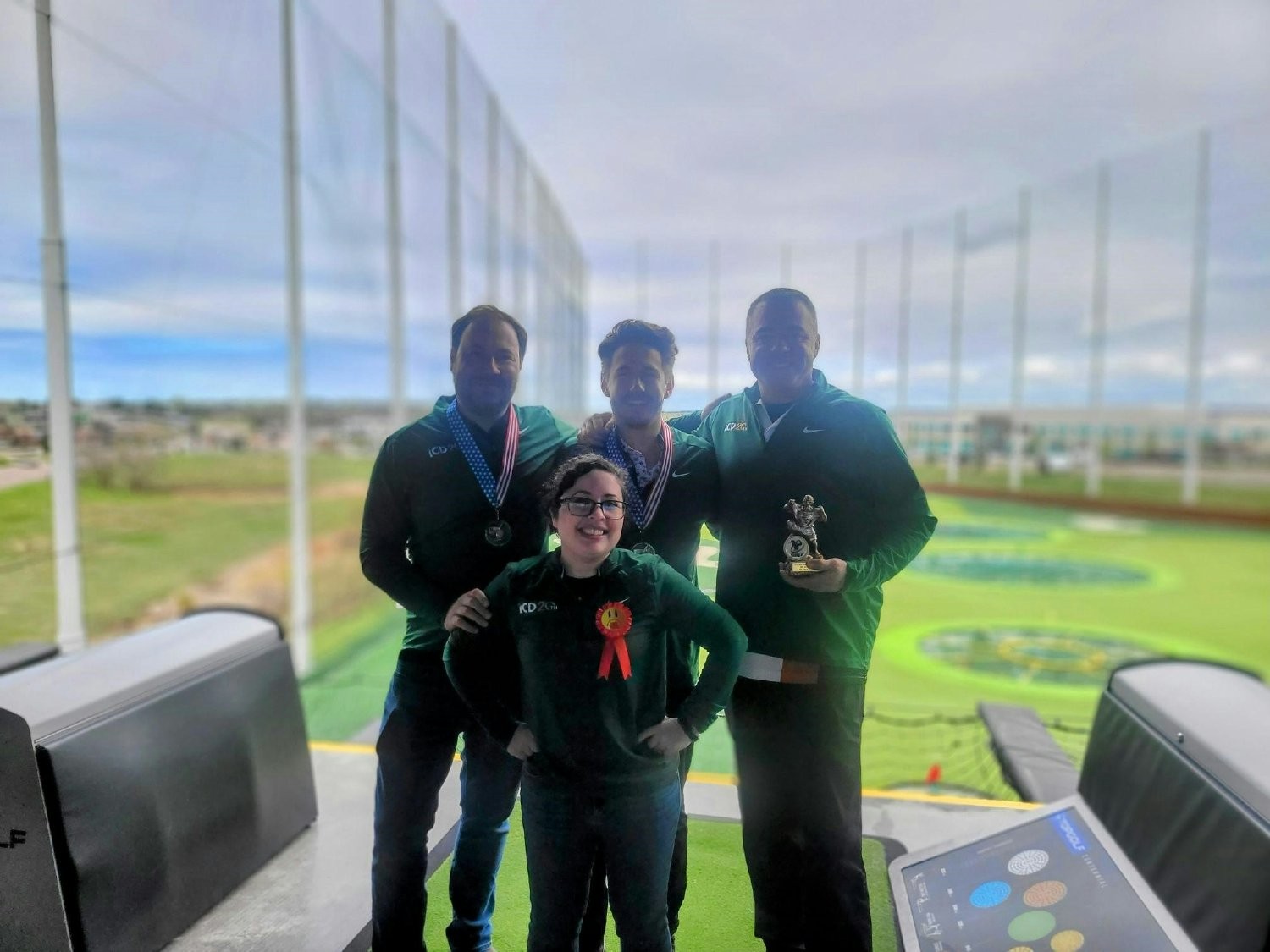 Top Golf Awards... 1st, 2nd, 3rd, and last place.