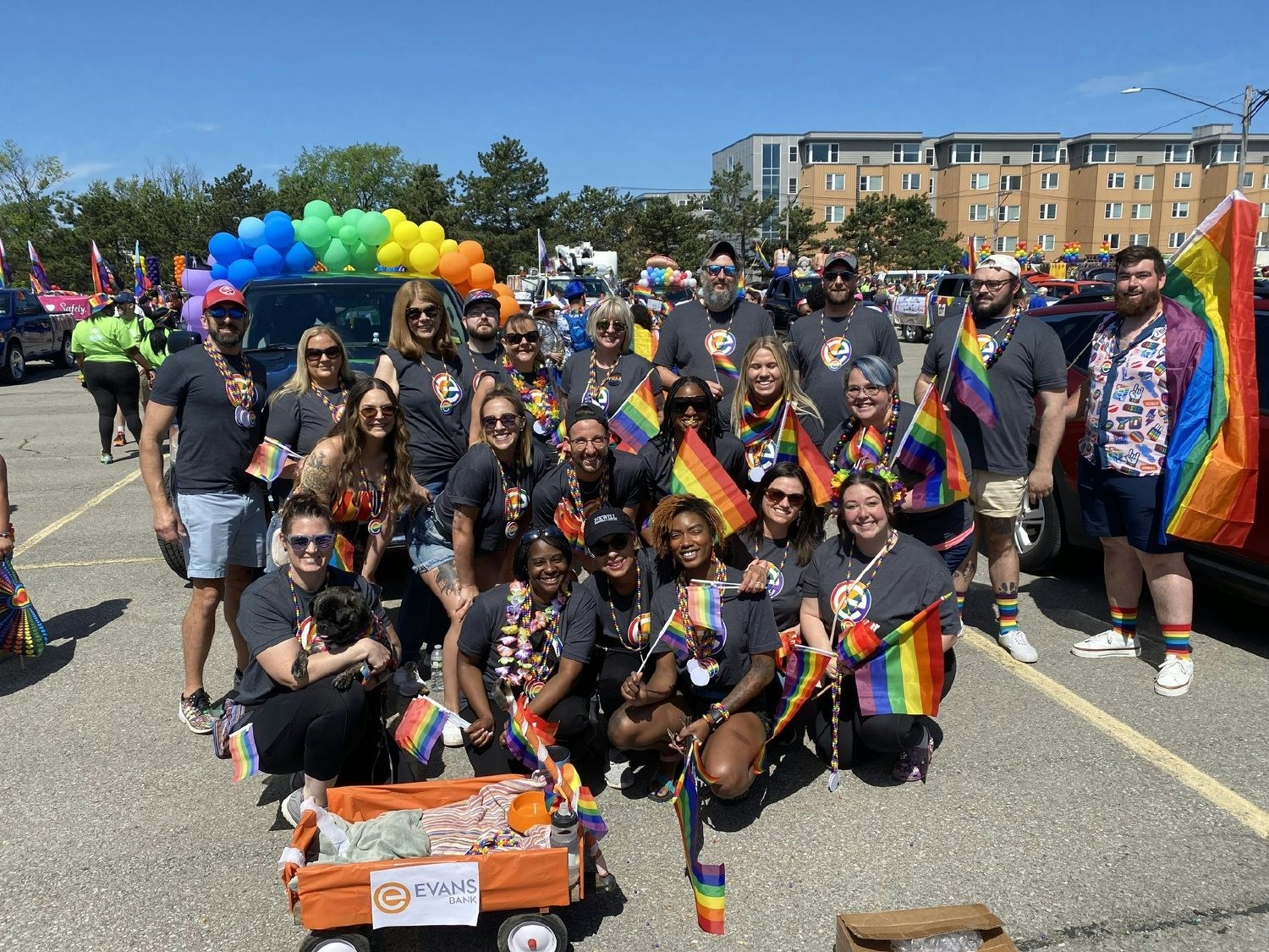 Our team at the Buffalo Pride Parade in June 2023