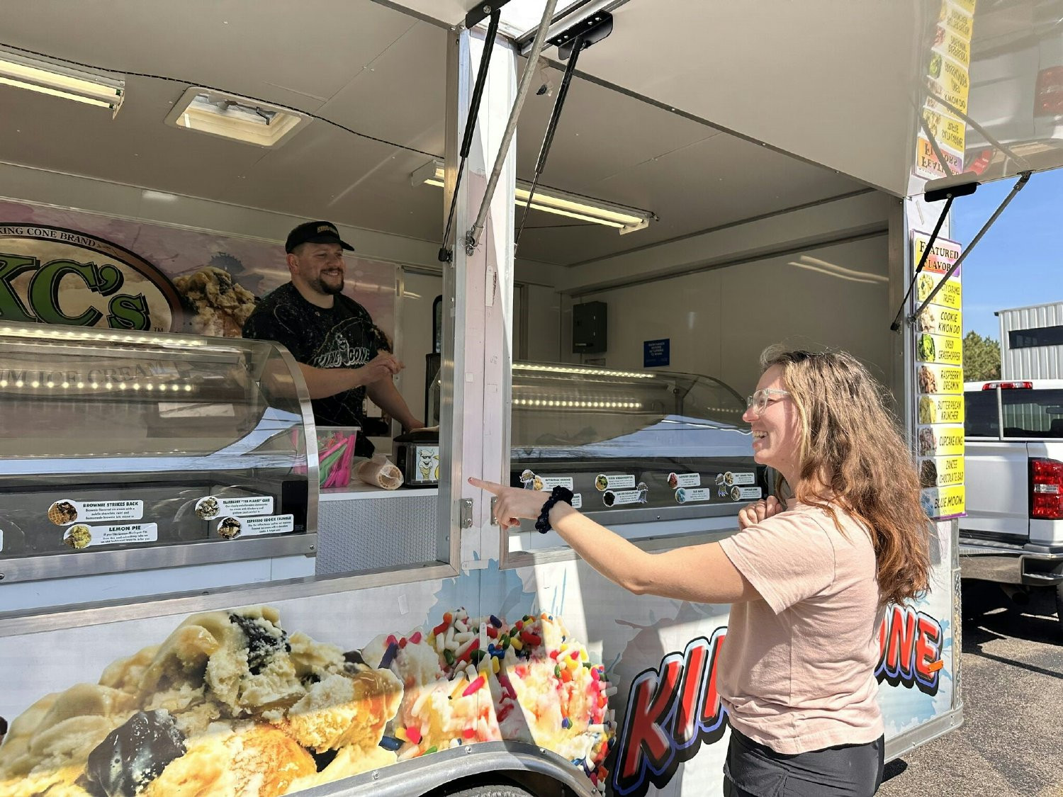 During a hot September day, Gamber brought in an ice cream truck for all team members to enjoy. 
