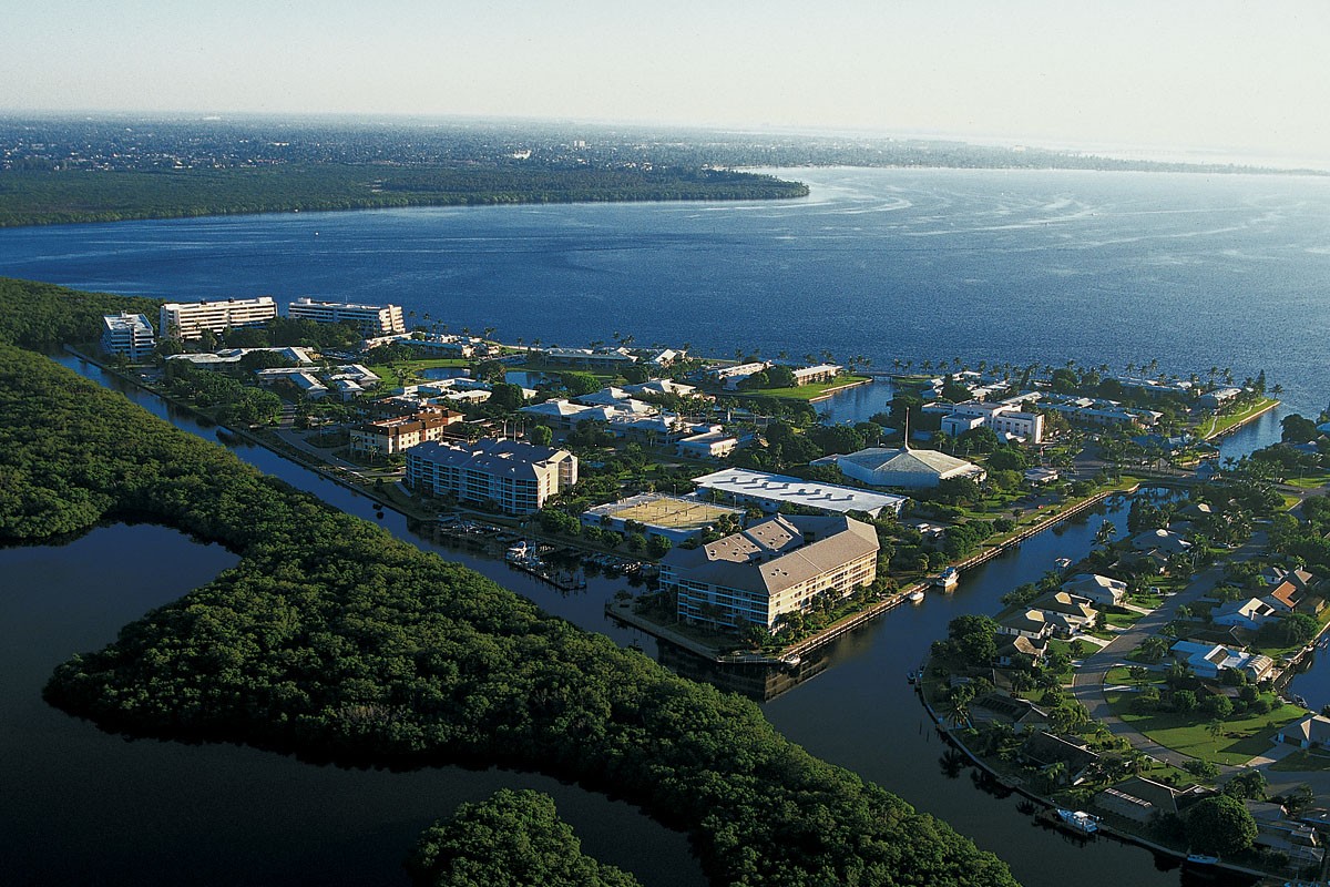 The island at Shell Point.