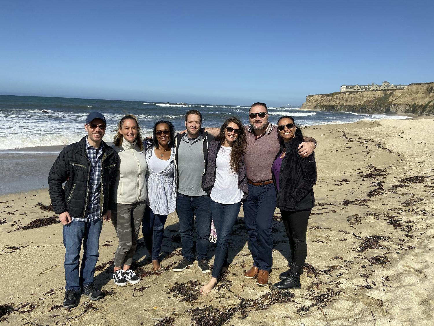 Teambuilding offsite in Half Moon Bay

