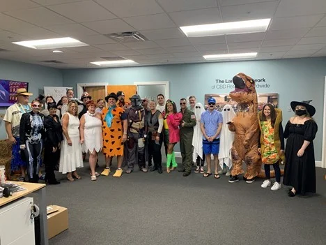 From ghosts to the Flintstones, our team always jumps at the opportunity to express themselves!