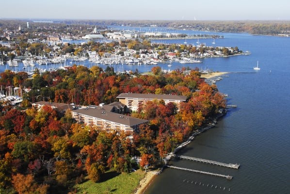 Fall Aerial View of BayWoods