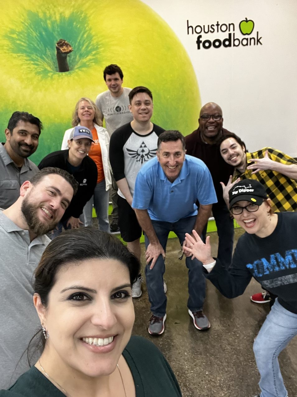 Gpi USA team members took advantage of the opportunity to  give back by volunteering at the Houston Food Bank. 