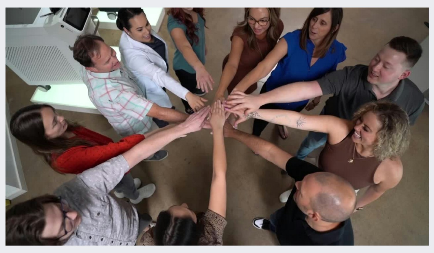 THE A-TEAM BREAKING OUR MORNING HUDDLE