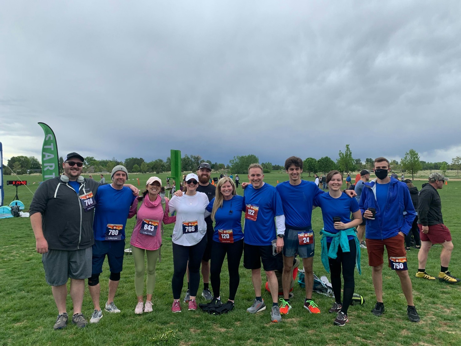 BillGOans participating in the Colorado 5k Run to benefit the Veterans Plaza, dedicated to support all U.S Veterans.