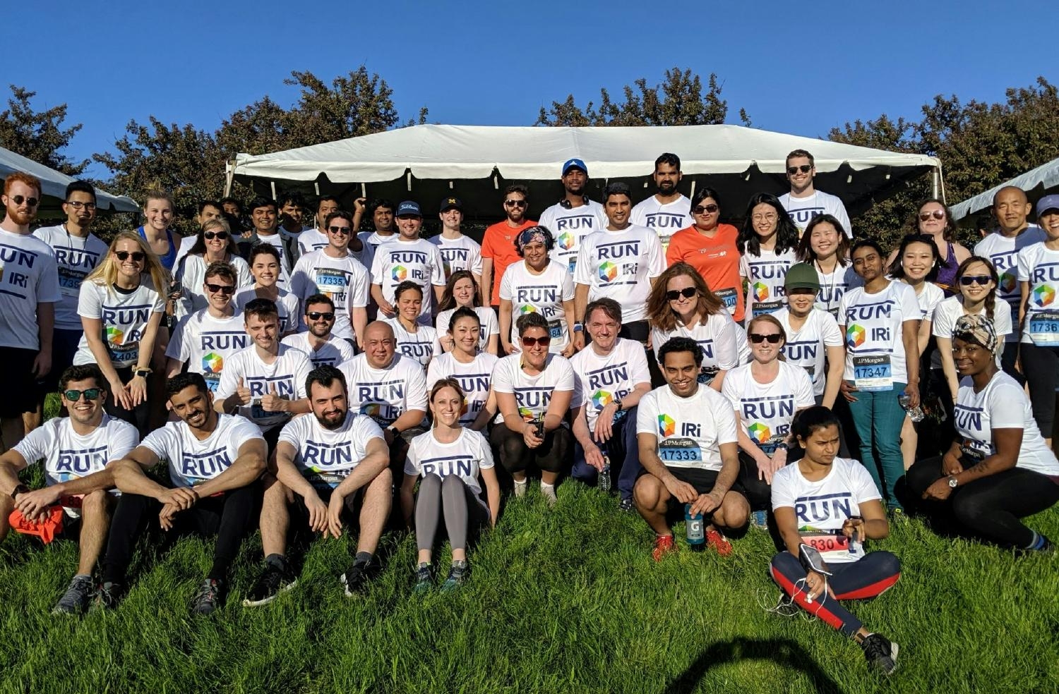 Team IRI at The Corporate Challenge 5K run/walk event