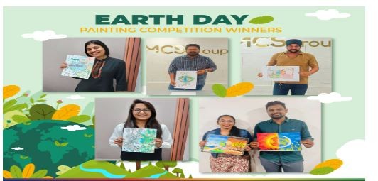 Art competition for Earth Day Celebration at Baroda, India