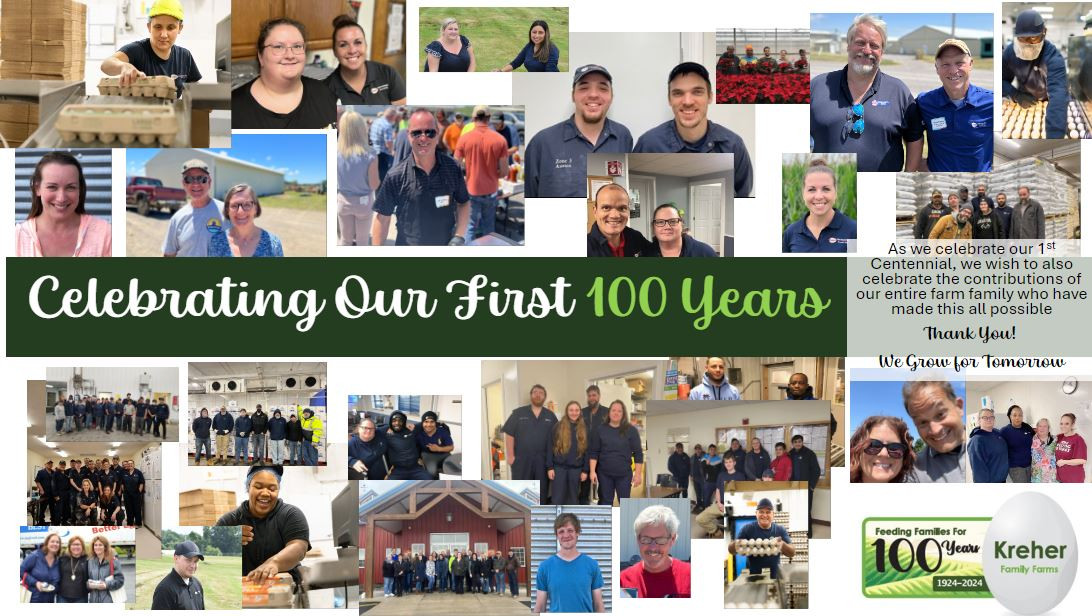 Celebrating our first 100 years! Employees from all farms!