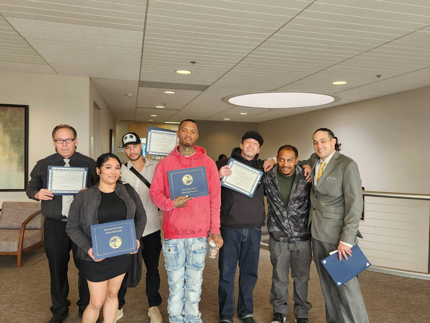 Stepping Stones Ceremony! Celebrating participants taking the next step in their journey. 