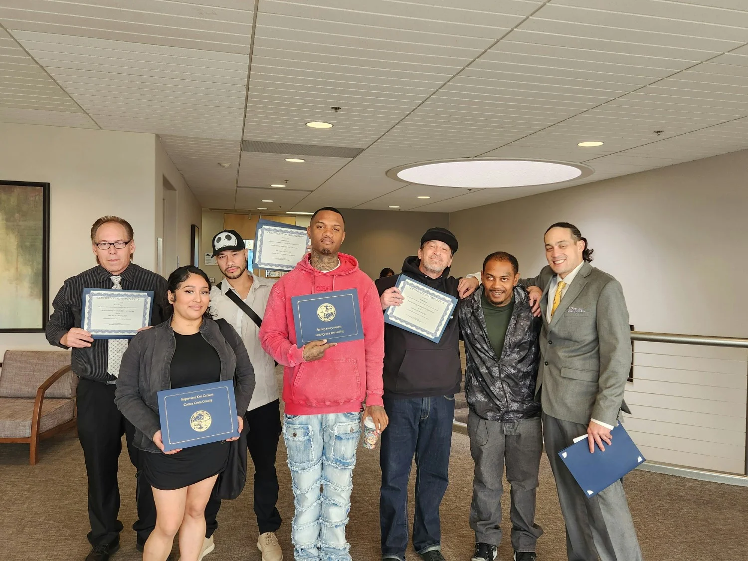 Stepping Stones Ceremony! Celebrating participants taking the next step in their journey. 
