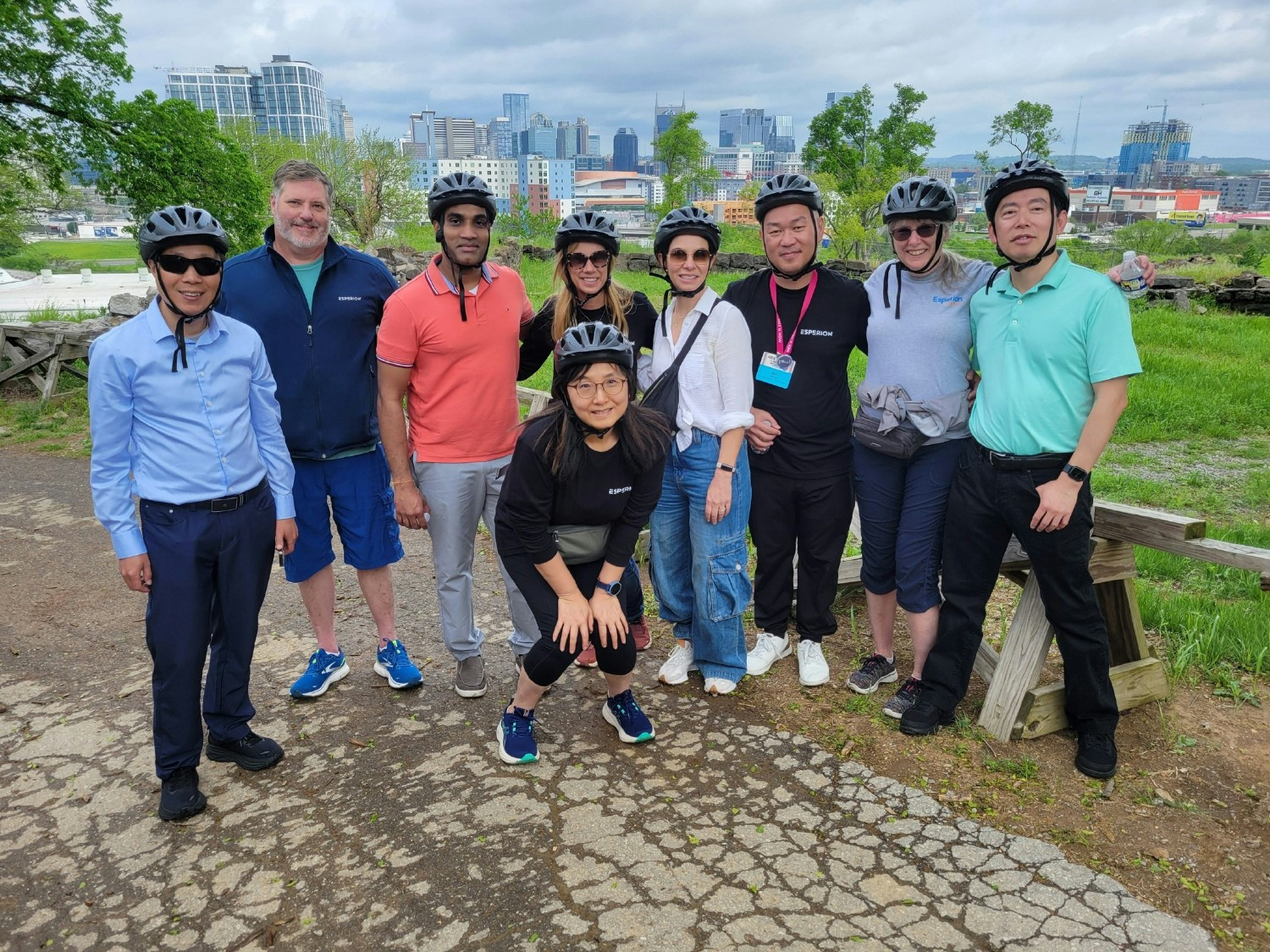 While in Nashville for an all-company meeting, part of Esperion's Clinical team took a 16.5-mile bike tour.