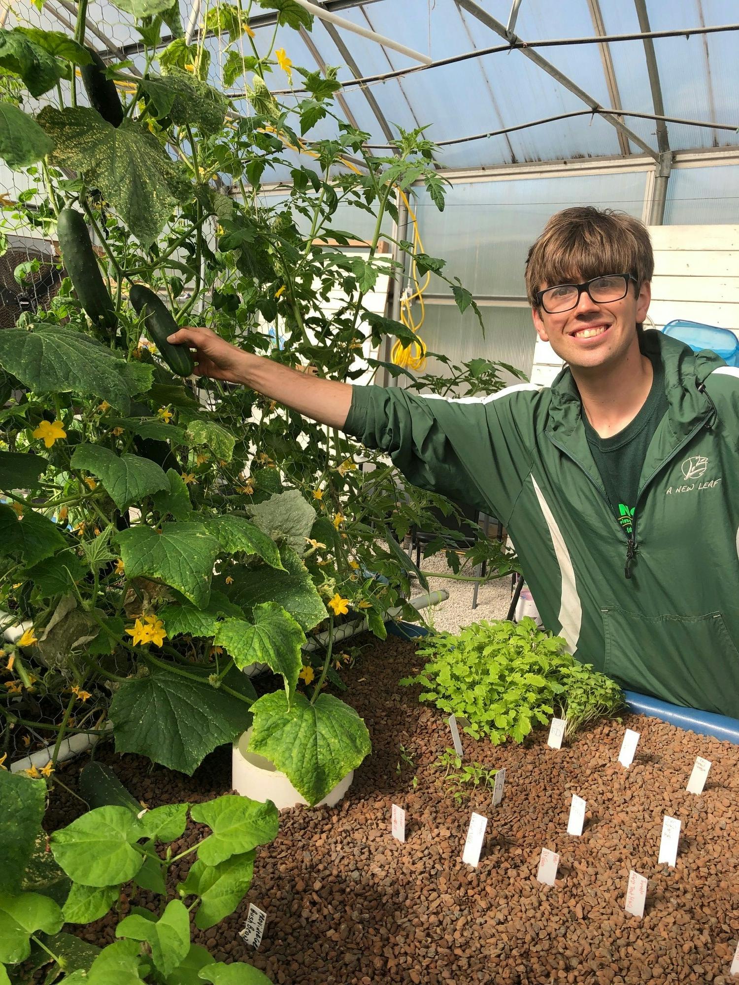 Aquaponics gives us the capacity to grow produce all year and allows even more people with I/DD to be employed.