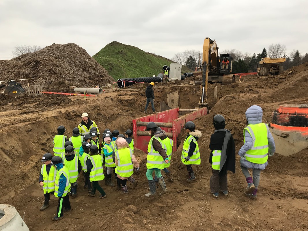 Student day at a Verdeterre jobsite.