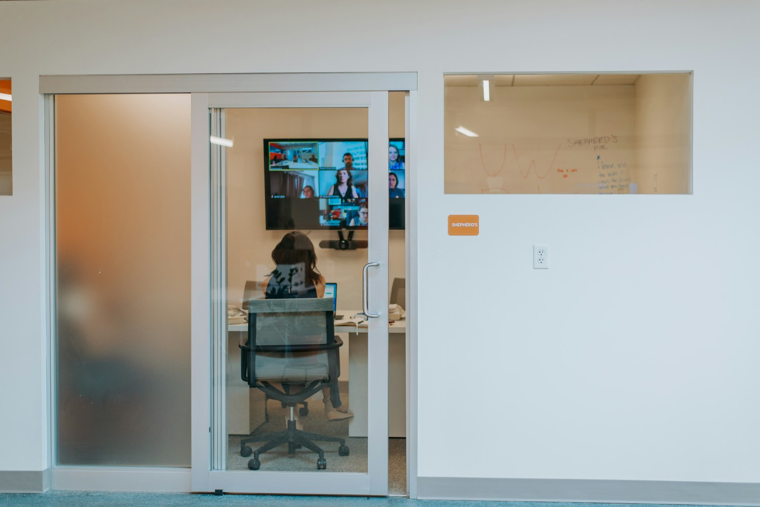 Remote employees can utilize in-office working space when needed in Denver.