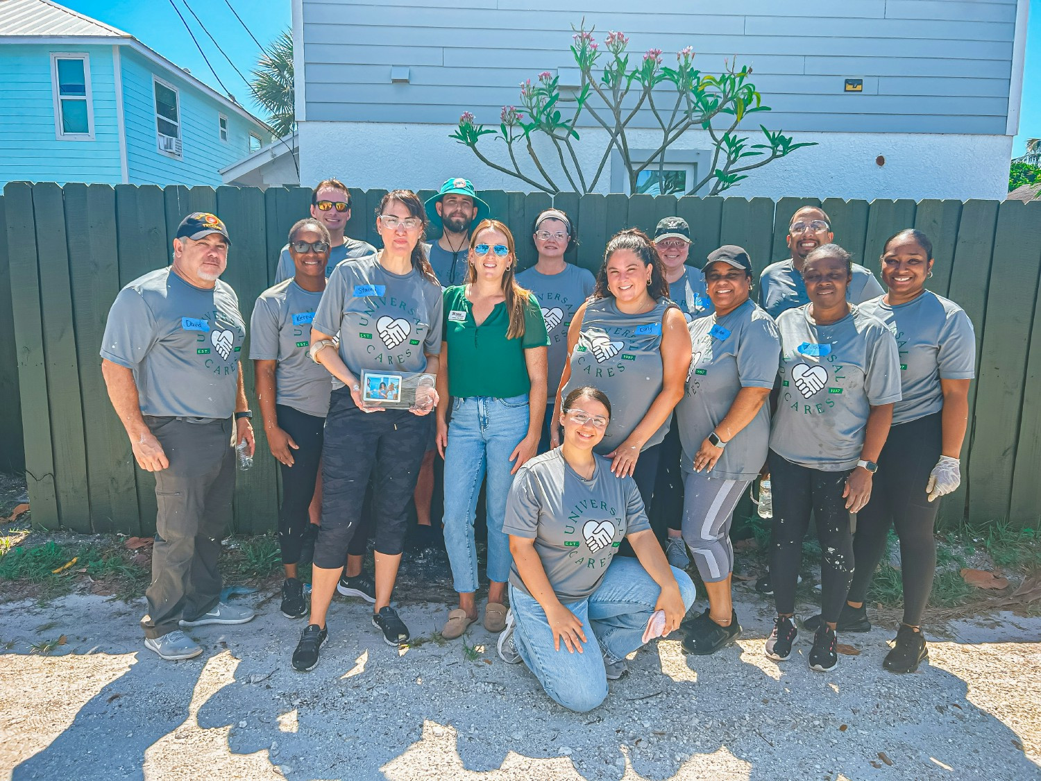 Habitat for Humanity is one of our longest-standing partners. Universal employees assist in homebuilding year-round. 