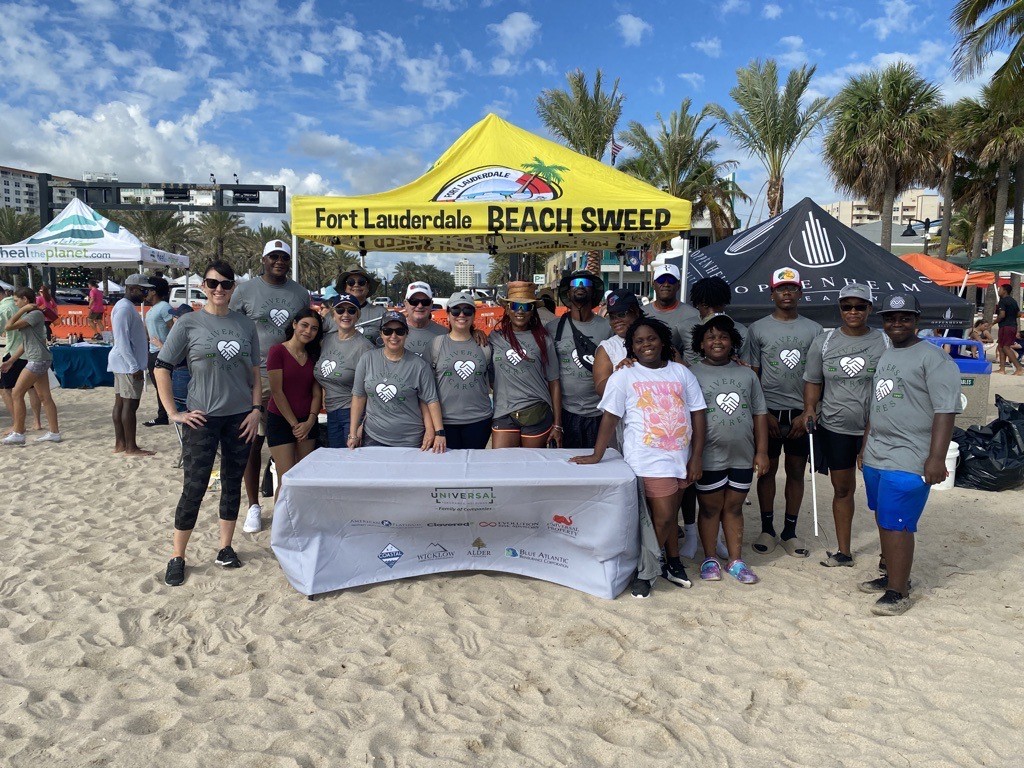 Universal’s Fort Lauderdale Beach in coordination with Fort Lauderdale Beach Sweep, a local nonprofit. 