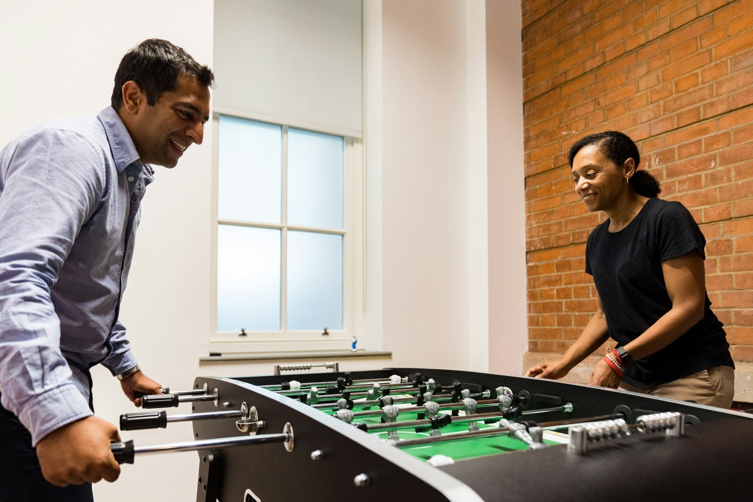 London Office Foosball Break