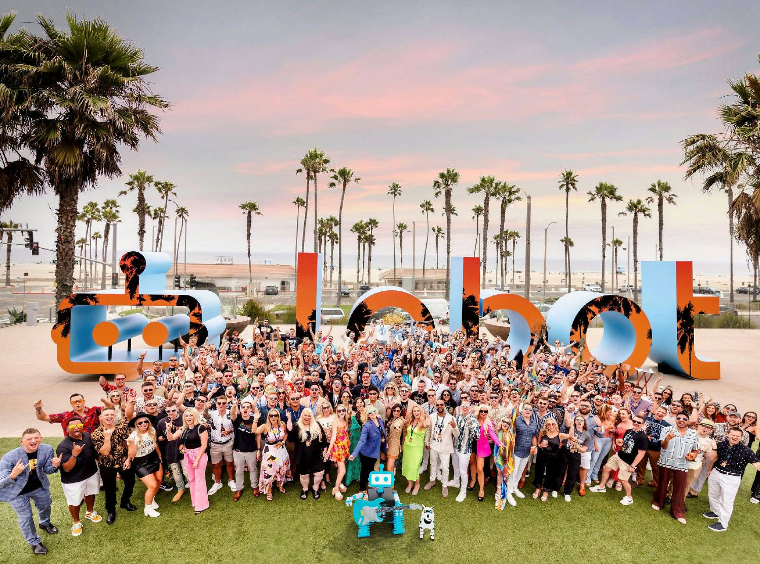 Jobot employees gathered at the Pasea Hotel & Spa in Huntington Beach to celebrate the company’s quarterly achievements.