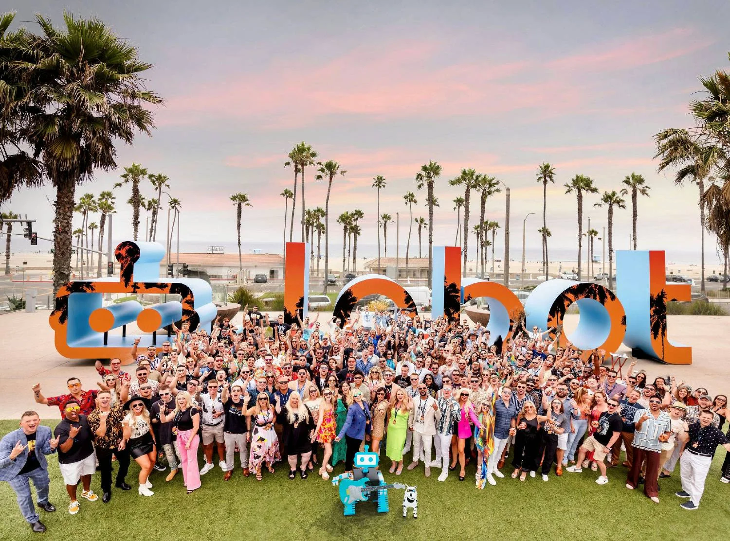 Jobot employees gathered at the Pasea Hotel & Spa in Huntington Beach to celebrate the company’s quarterly achievements.