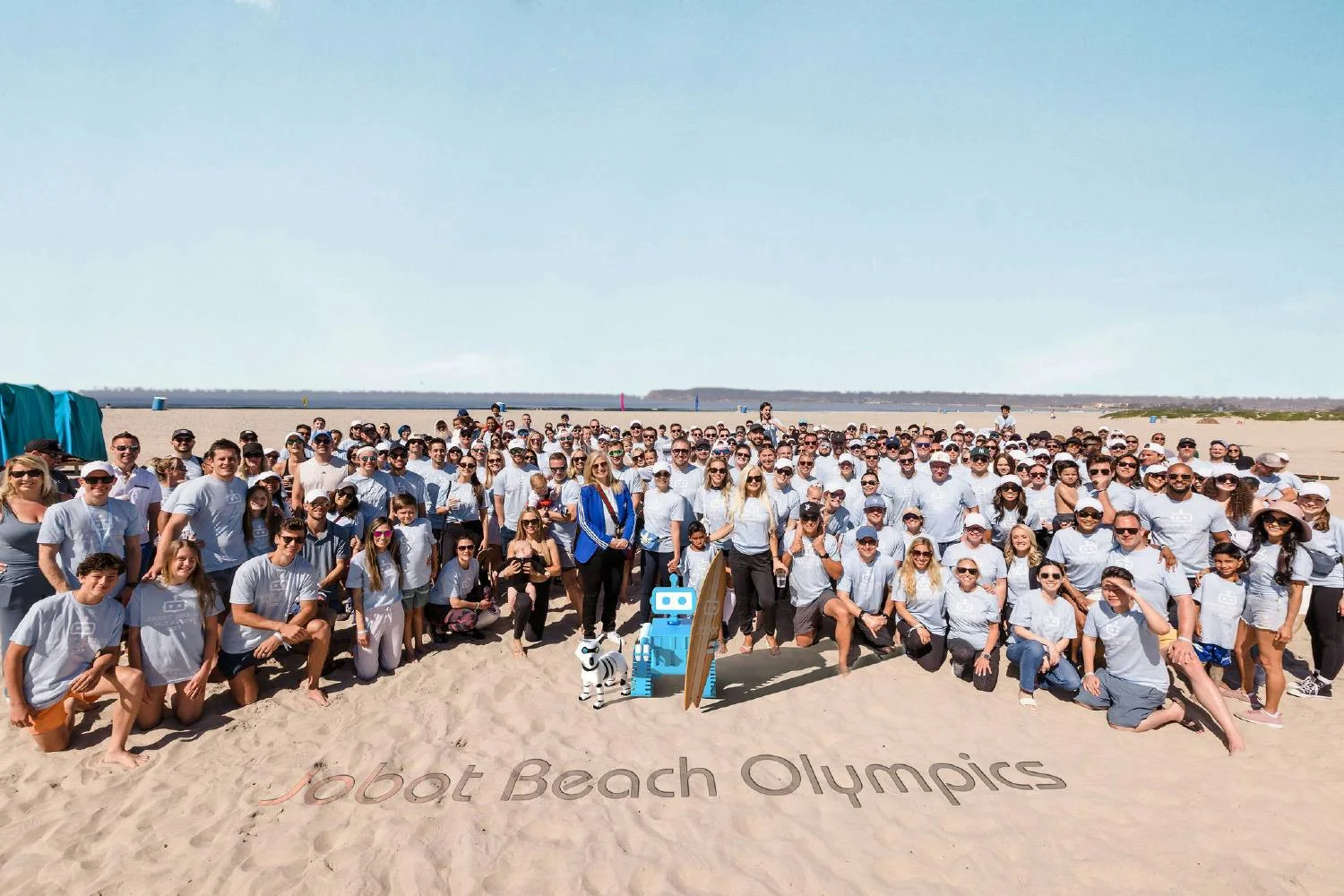 Jobot employees came together for a day of team-building and camaraderie at the Jobot Beach Olympics in sunny San Diego.