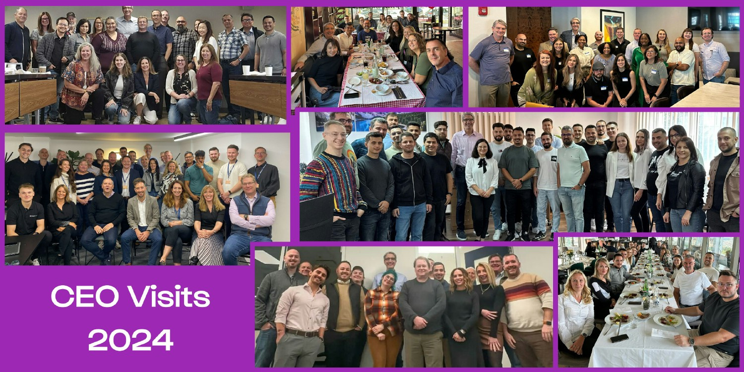 Bringing connection across continents—our CEO’s visits to teams worldwide foster unity, inspiration, and a shared vision