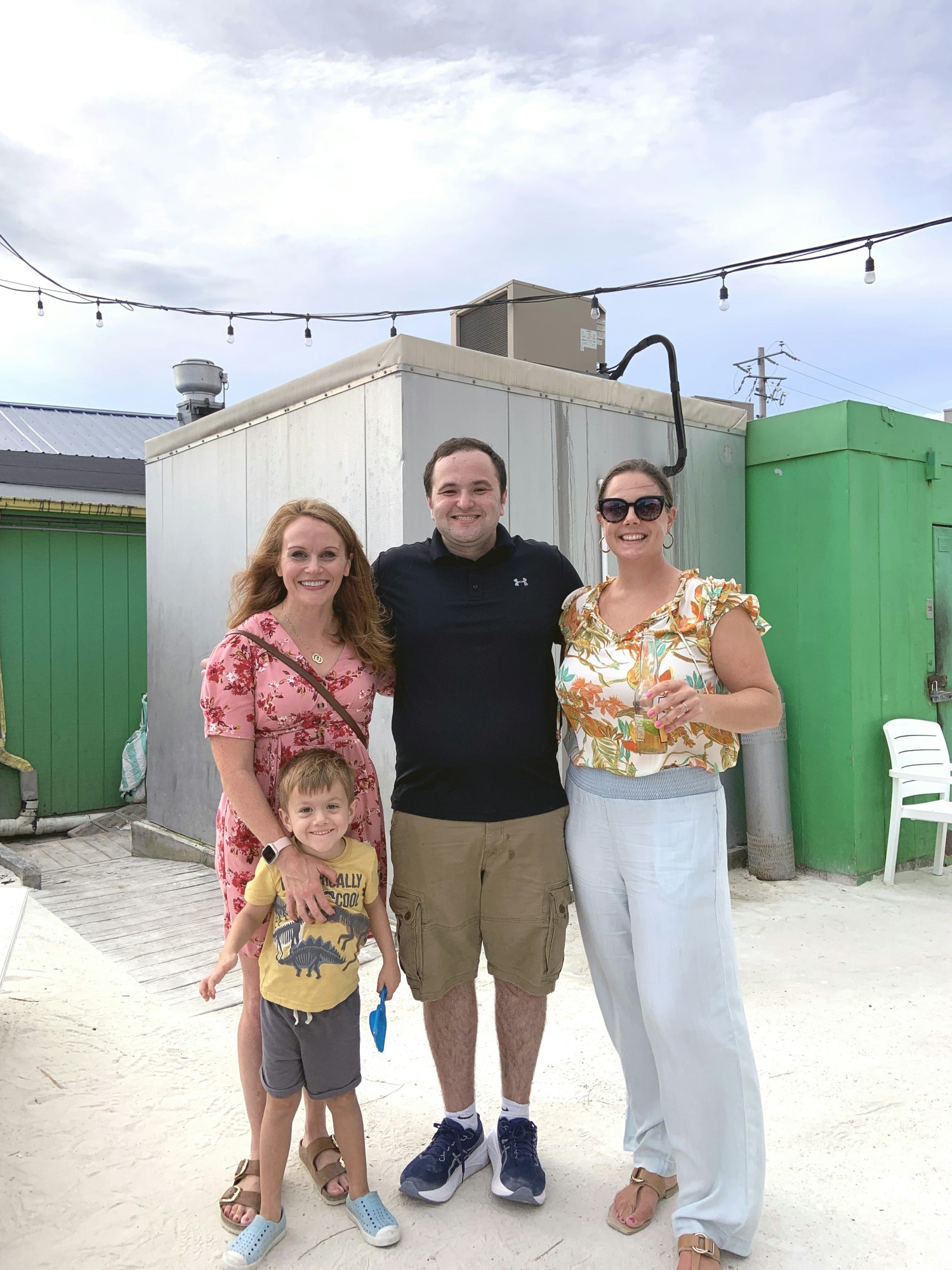 Every year we have a summer party where we invite everyone's families to attend.