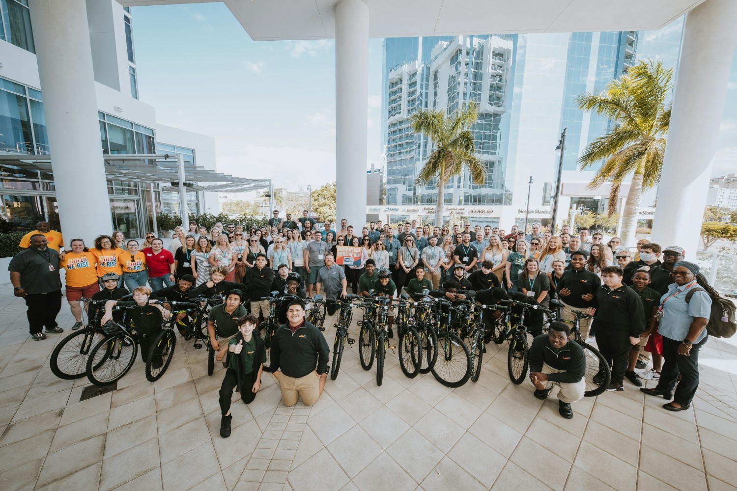 Building bikes with AMIKids Manatee & United Way Suncoast. Supporting our local community and fostering creativity!