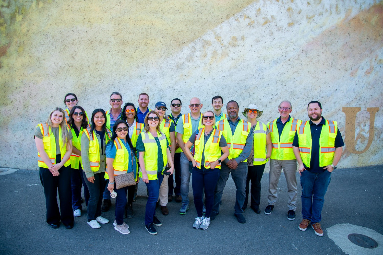 Our treatment and business teams toured West Yost projects, visiting water and wastewater treatment sites and storage.