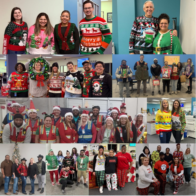 Celebrating the holidays together with a week of themed dress-up days across our organization!
