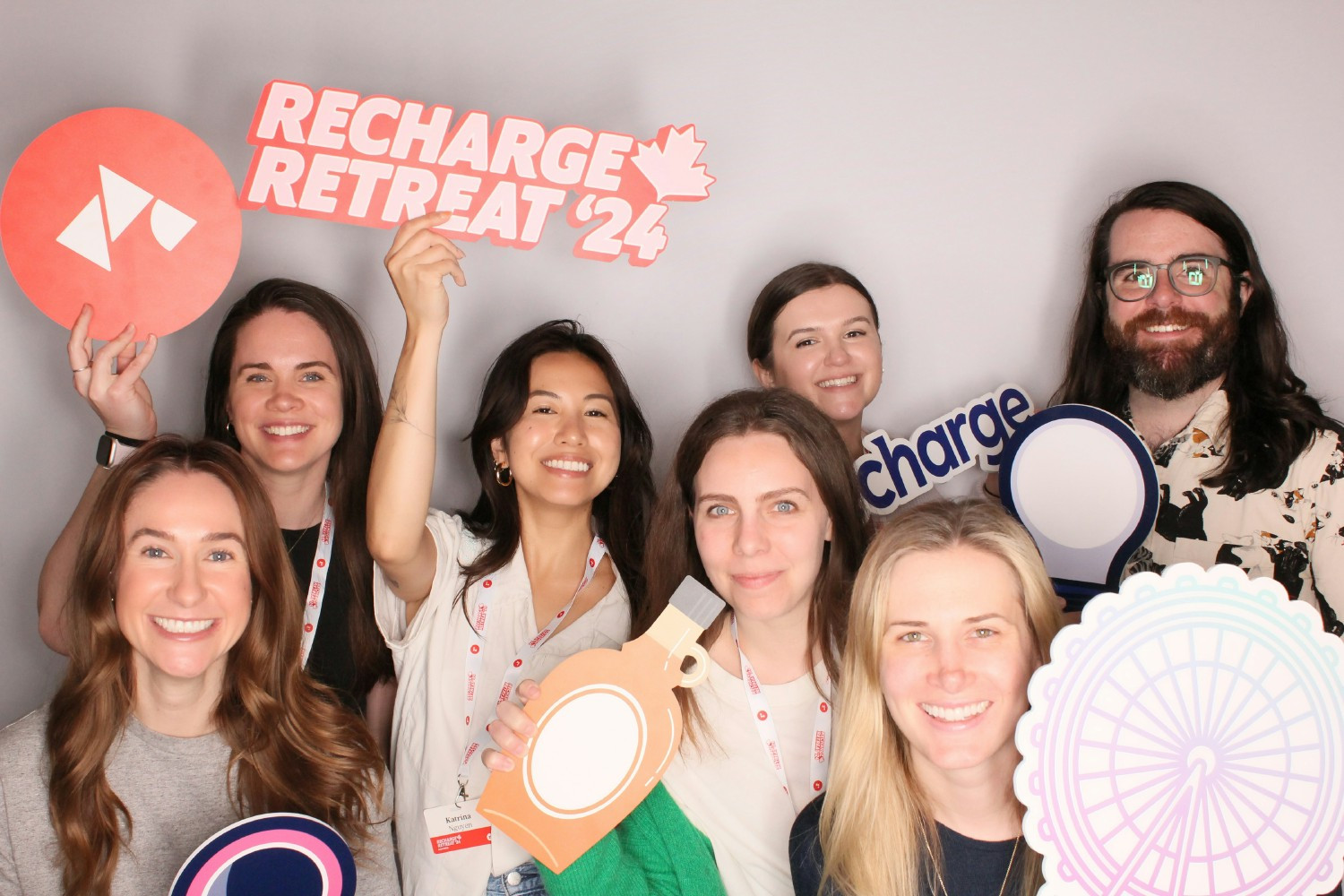Recharge team members at the company's 2024 retreat in Montreal.