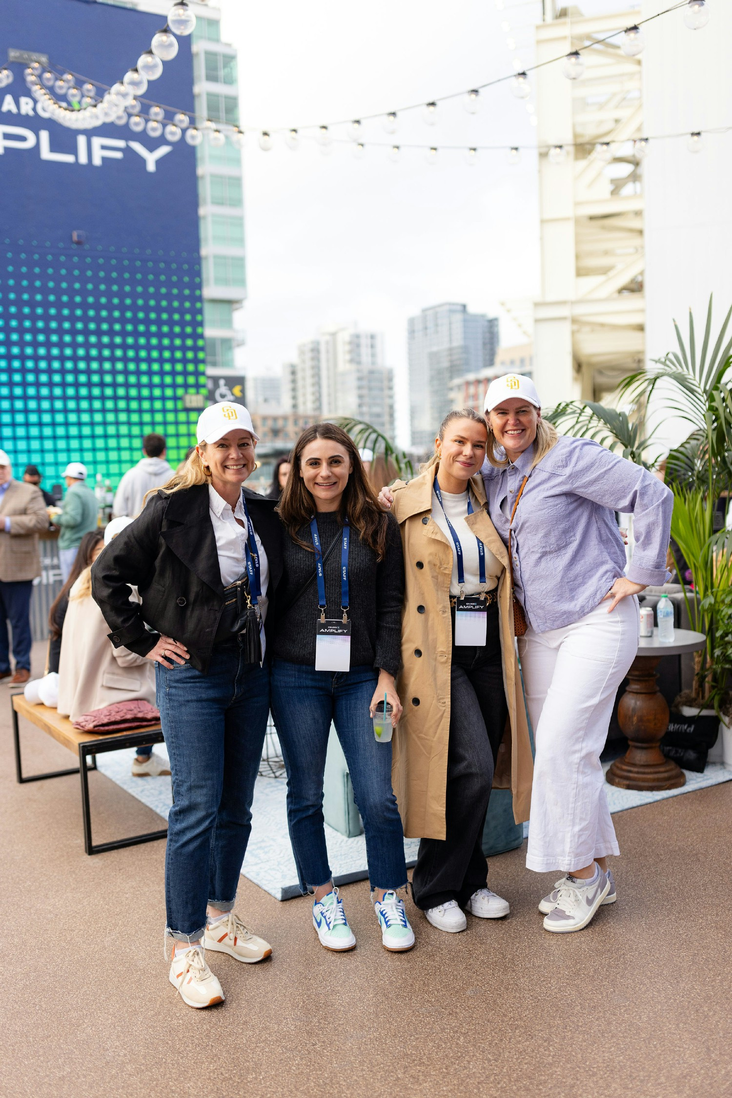 Recharge team members pose for a photo at the company's ChargeX conference in San Diego.