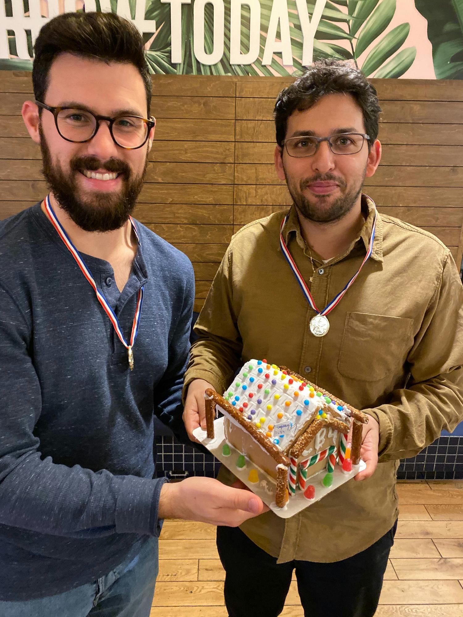 Meet Ben and Morris, the gold medal winners of CB4's gingerbread house competition