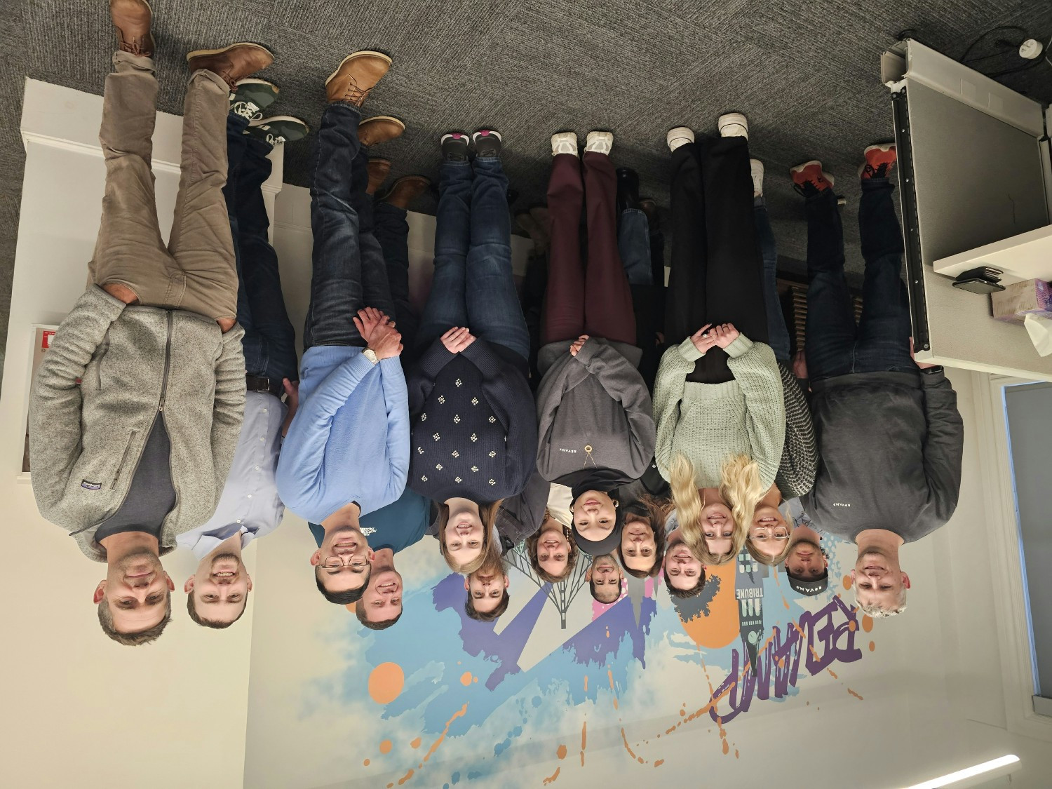 A team that usually works remotely gathers at Oakland HQ for a week of training, strategic planning, and socializing. 